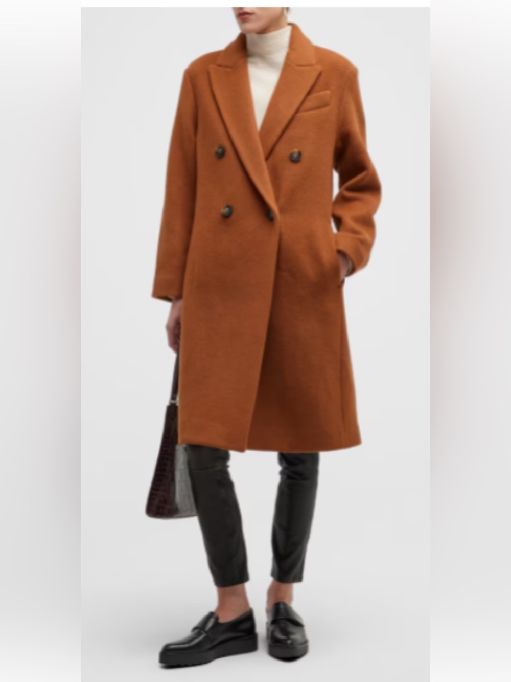 Like new VINCE Double-Breasted Wool  Coat - size small